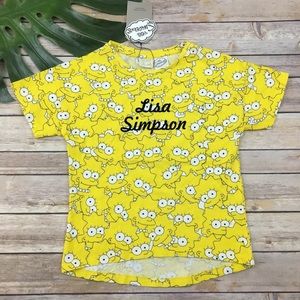 Zara Girls Lisa Simpson print tee